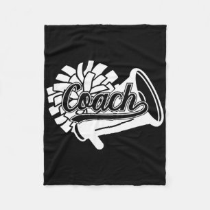 Cheer Coach Best Cheerleading Coach Appreciation  Fleece Blanket