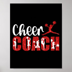 Cheer Coach Cheerleader Coach Cheerleading Coach Poster