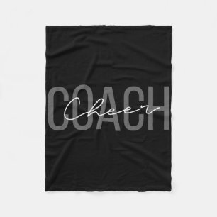 Cheer Coach Cheerleading _1  Fleece Blanket