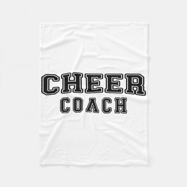Cheer Coach Cheerleading Coach _2  Fleece Blanket (Front)