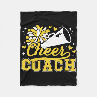 Cheer Coach Cheerleading Coach Appreciation _2  Fleece Blanket