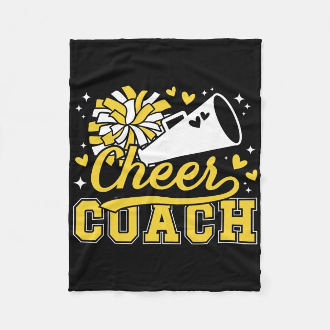 Cheer Coach Cheerleading Coach Appreciation _2  Fleece Blanket (Front)