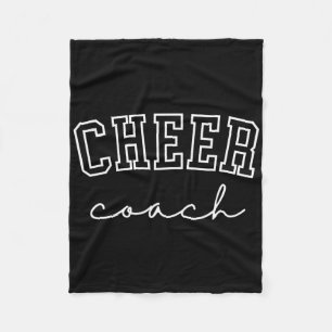 Cheer Coach Cheerleading  Fleece Blanket
