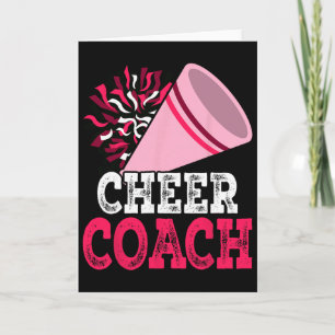 Cheer Coach Cheerleading Men Women Cheerleader Coa Card