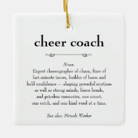 Cheer Coach Definition Thank You Gift