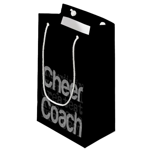 Cheer Coach Extraordinaire Small Gift Bag (Front Angled)