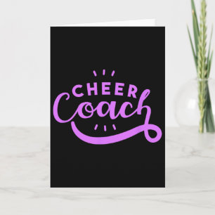 Cheer Coach - Funny Cheerleading Coach  Card