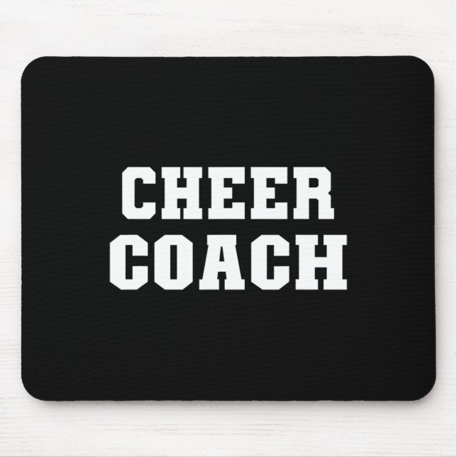 Cheer Coach Gift Cheerleading Coach Cheer Practice Mouse Pad (Front)
