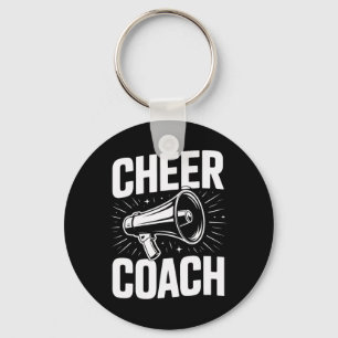 Cheer Coach High School Cheerleading Mentor Key Ring