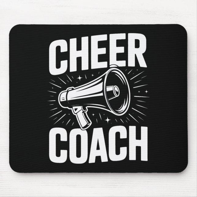 Cheer Coach High School Cheerleading Mentor  Mouse Pad (Front)