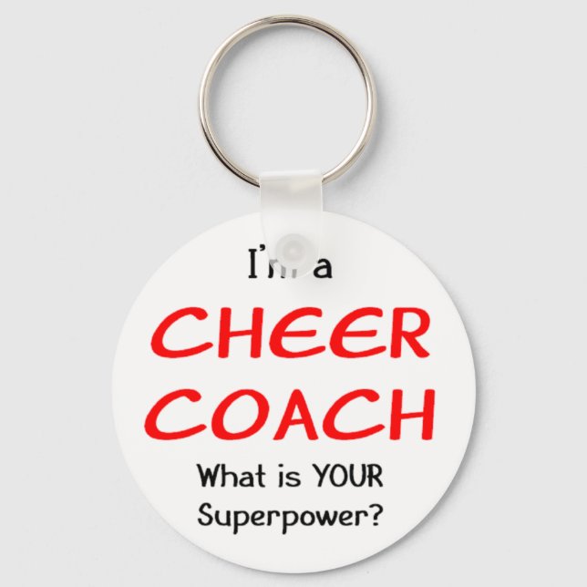 Cheer coach key ring (Front)