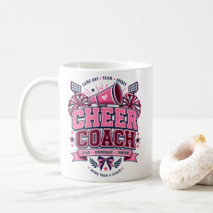 Cheer Coach Lead Encourage Inspire Team Spirit Coffee Mug