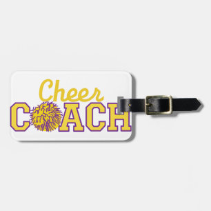 Cheer Coach Luggage Tag