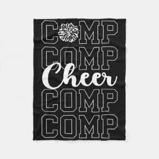 Cheer Comp Day Cheerleading Competition Day Cheerl Fleece Blanket
