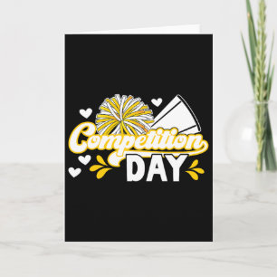 Cheer Competition Day Cheerleading Comp Day Cheerl Card