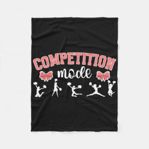 Cheer Competition Day Mode Cheerleading Comp Day _ Fleece Blanket