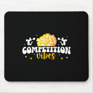 Cheer Competition Day Vibes Cheerleader Comp Day Mouse Pad