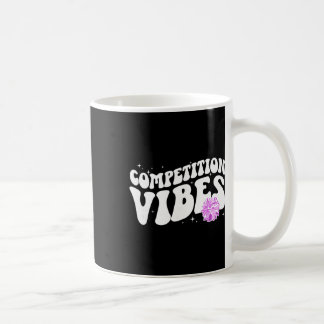 Cheer Competition Day Vibes Cheerleading Comp Day  Coffee Mug