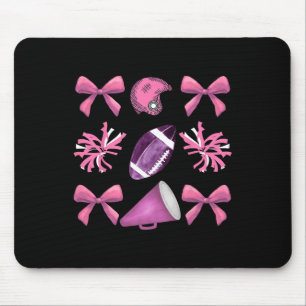 Cheer Coquette Bow Girls Cheerleading,cheerleading Mouse Pad