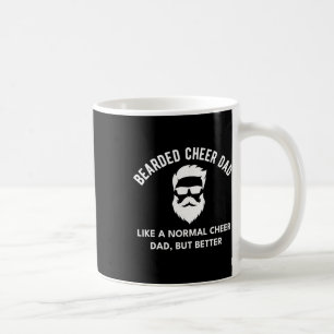 Cheer Dad Bearded Definition Cheerleading Funny _1 Coffee Mug