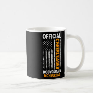 Cheer Dad Cheerleader Bodyguard Father's Day Cheer Coffee Mug
