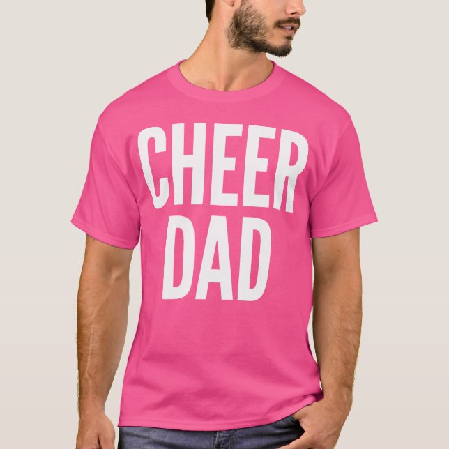 Cheer Dad Cheerleading Matching Parents T-Shirt (Front)