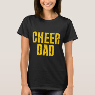 Cheer Dad Cheerleading Yellow T-Shirt