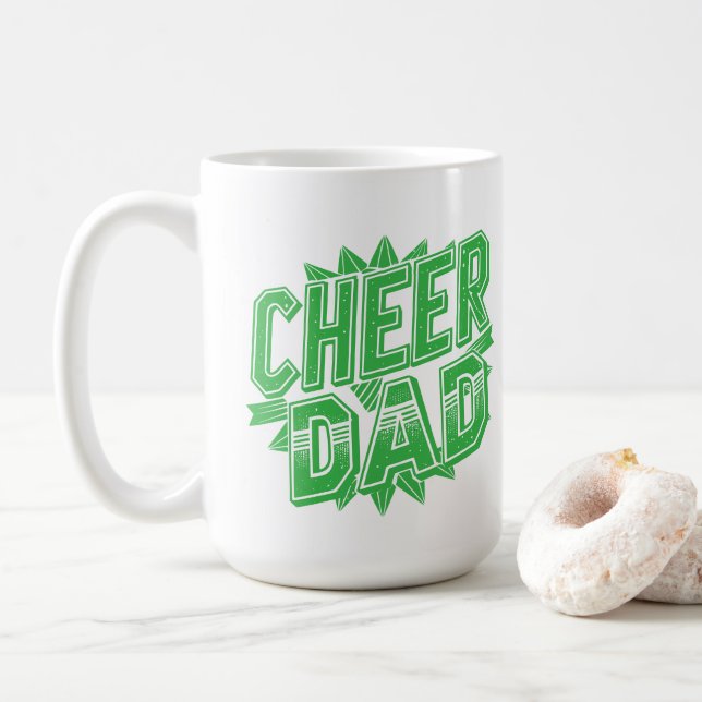 Cheer Dad  Coffee Mug (With Donut)