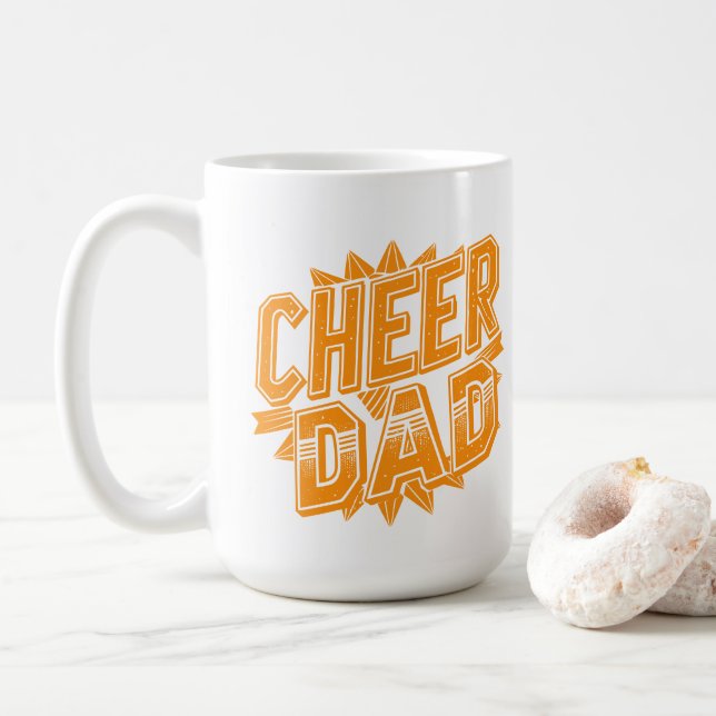 Cheer Dad  Coffee Mug (With Donut)