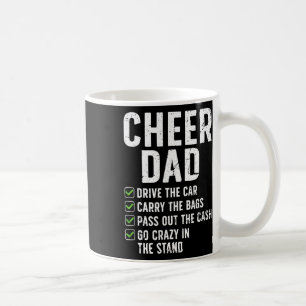 Cheer Dad Funny Cheerleading Dad Of A Cheerleader Coffee Mug