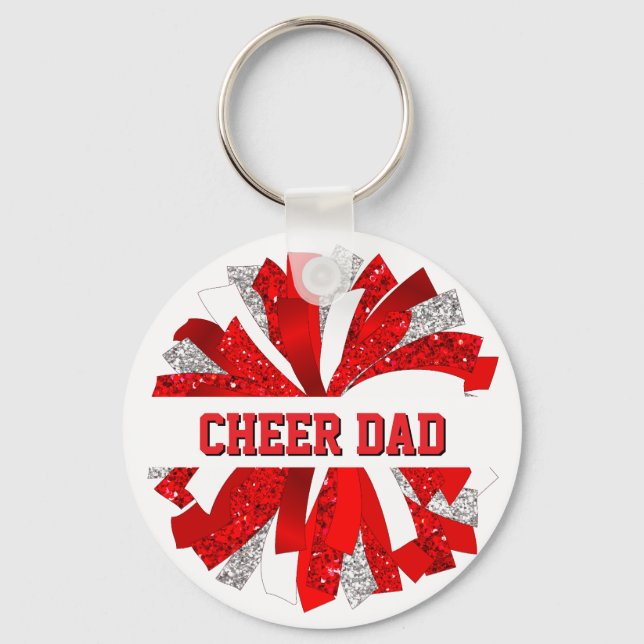 Cheer Dad  Key Ring (Front)