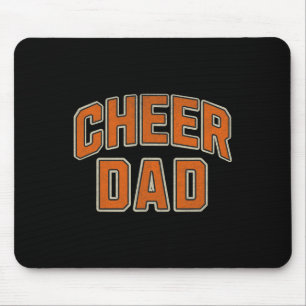 Cheer Dad Orange Cheerleading Mouse Pad