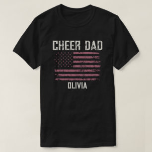 Cheer Dad Personalised Gift With Child's Name T-Shirt