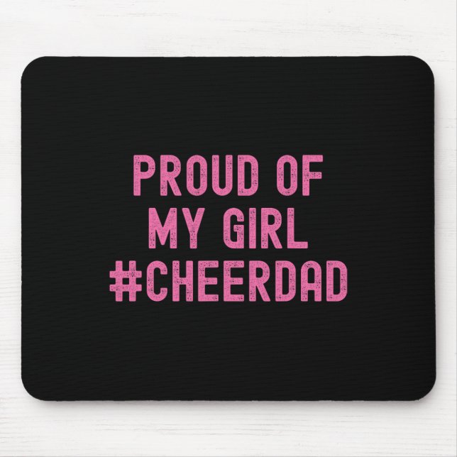 Cheer Dad Pink Cheerleading _2  Mouse Pad (Front)