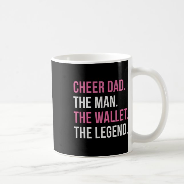 Cheer Dad Pink Cheerleading _4  Coffee Mug (Right)
