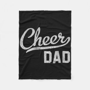 Cheer Dad Proud Cheerleading Dad Gift Small  Fleece Blanket