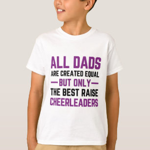Cheer Dad Purple Best Cheerleading T-Shirt