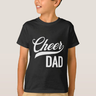 Cheer Dad Red And White Cheerleading Matching Pare T-Shirt