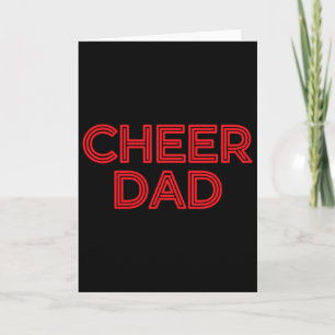 Cheer Dad Red Cheerleading _1 Card