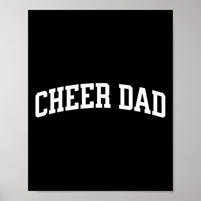 Cheer Dad Royal Blue Cheerleading _1  Poster (Front)