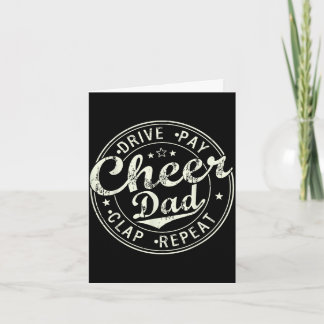 Cheer dad shirts for men father's day funny card