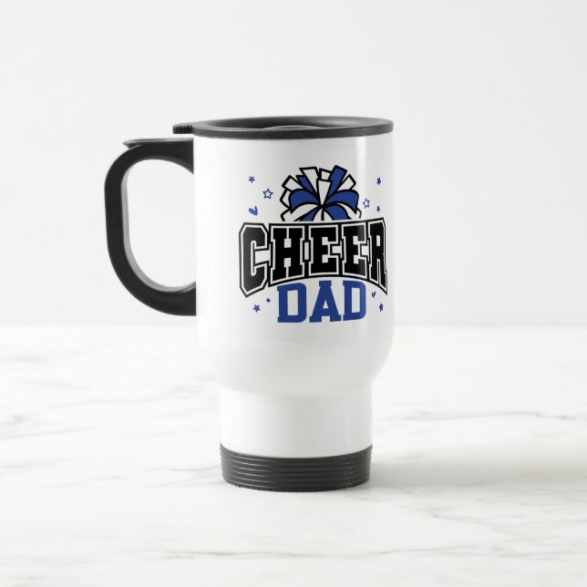 Cheer Dad  Travel Mug (Left)