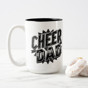 Cheer Dad Two-Tone Coffee Mug