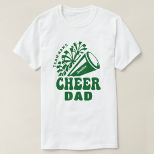 Cheer Dad with Custom Team Name & Kid's Name T-Shirt