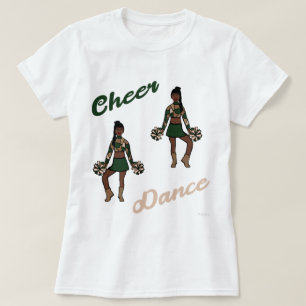Cheer/ Dance T-Shirt  Green Camo)