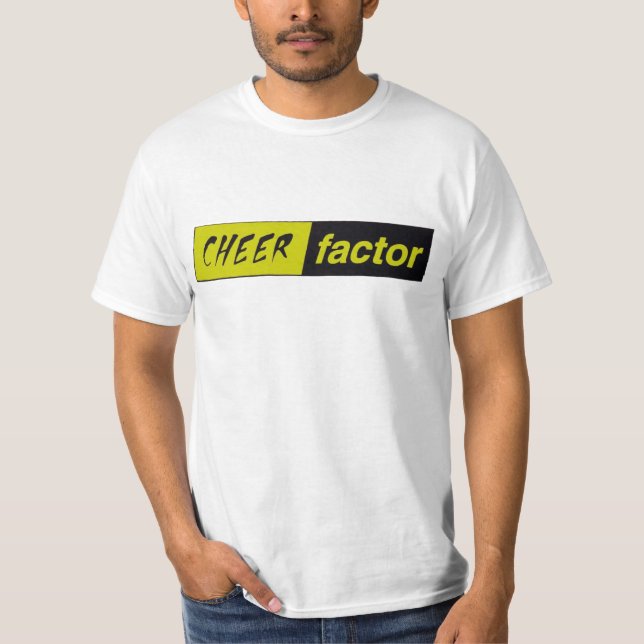 Cheer factor t shirt (Front)