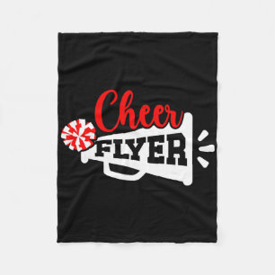 Cheer Flyer Cheerleader Flyer Best Cheerleading Fl Fleece Blanket