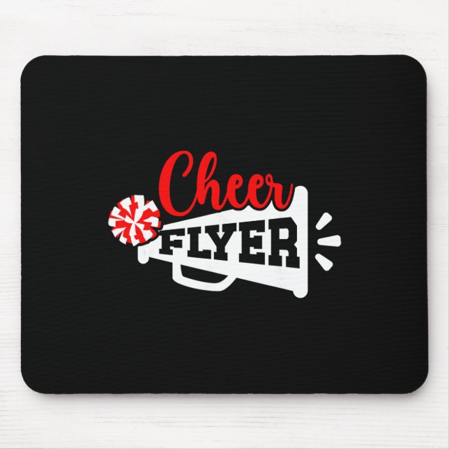 Cheer Flyer Cheerleader Flyer Best Cheerleading Fl Mouse Pad (Front)