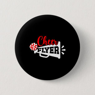 Cheer Flyer Cheerleader Flyer Cheerleading Flyer _ 6 Cm Round Badge