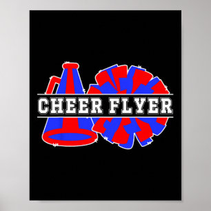 Cheer Flyer Cheerleading Flyer Cheerleader Flyer Poster